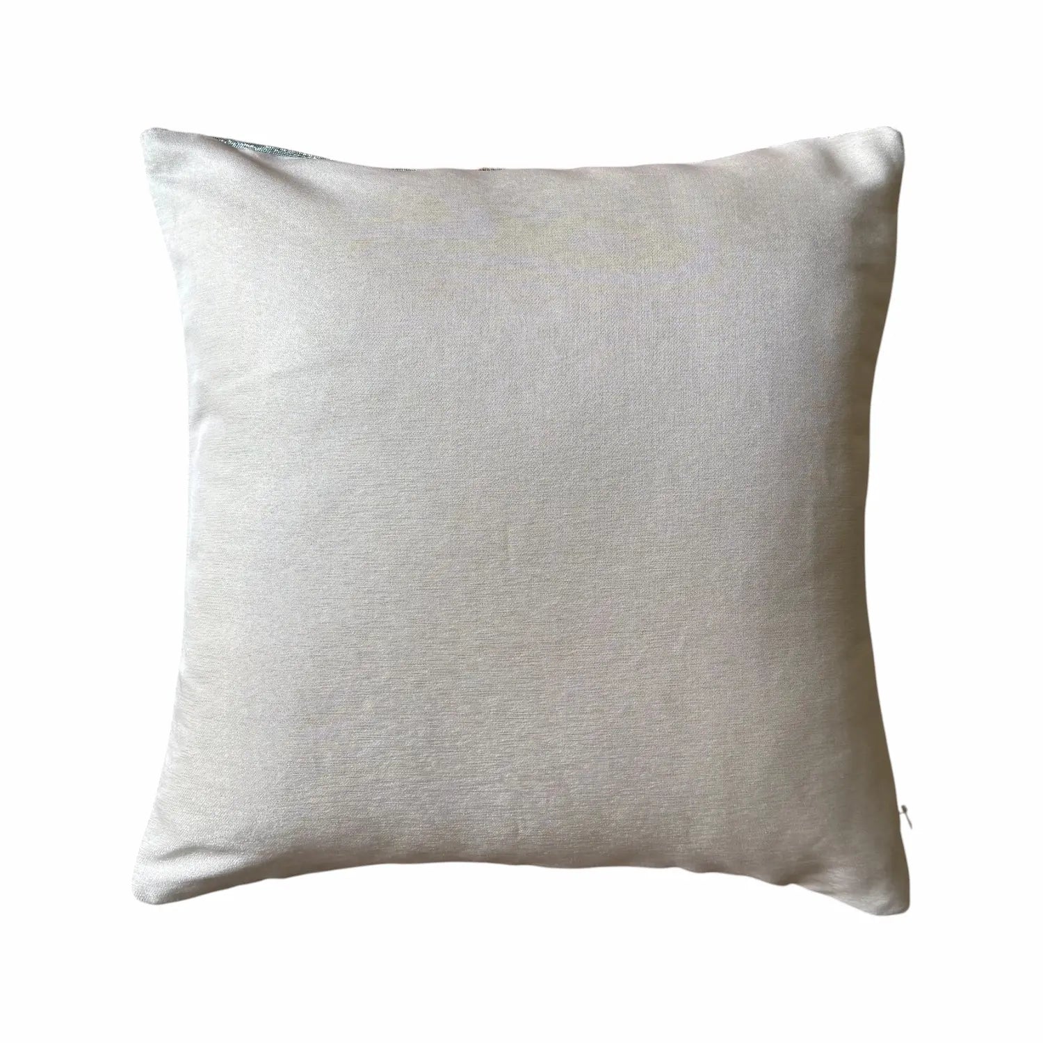 White cushion on a white background