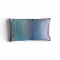 Rectangular pillow with a textured pattern on a white background