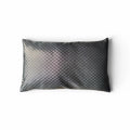 Textured rectangular pillow on a white background
