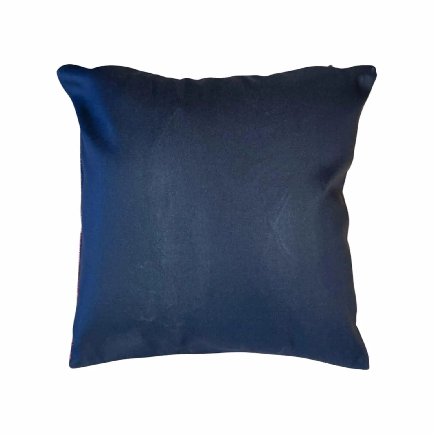 Black cushion on a white background