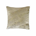 Decorative cushion with a bamboo pattern on a beige background