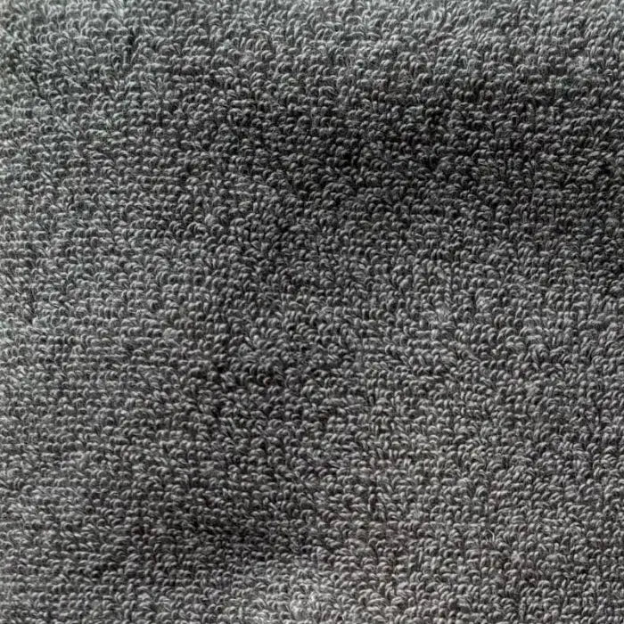 Close-up of Senshu towel Sawa in grey colour