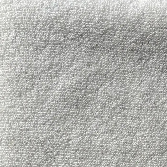 Close-up of Senshu towel Sawa in sage colour