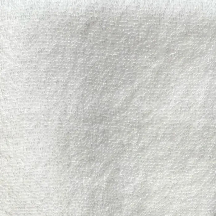 Close-up of Senshu towel Sawa in white