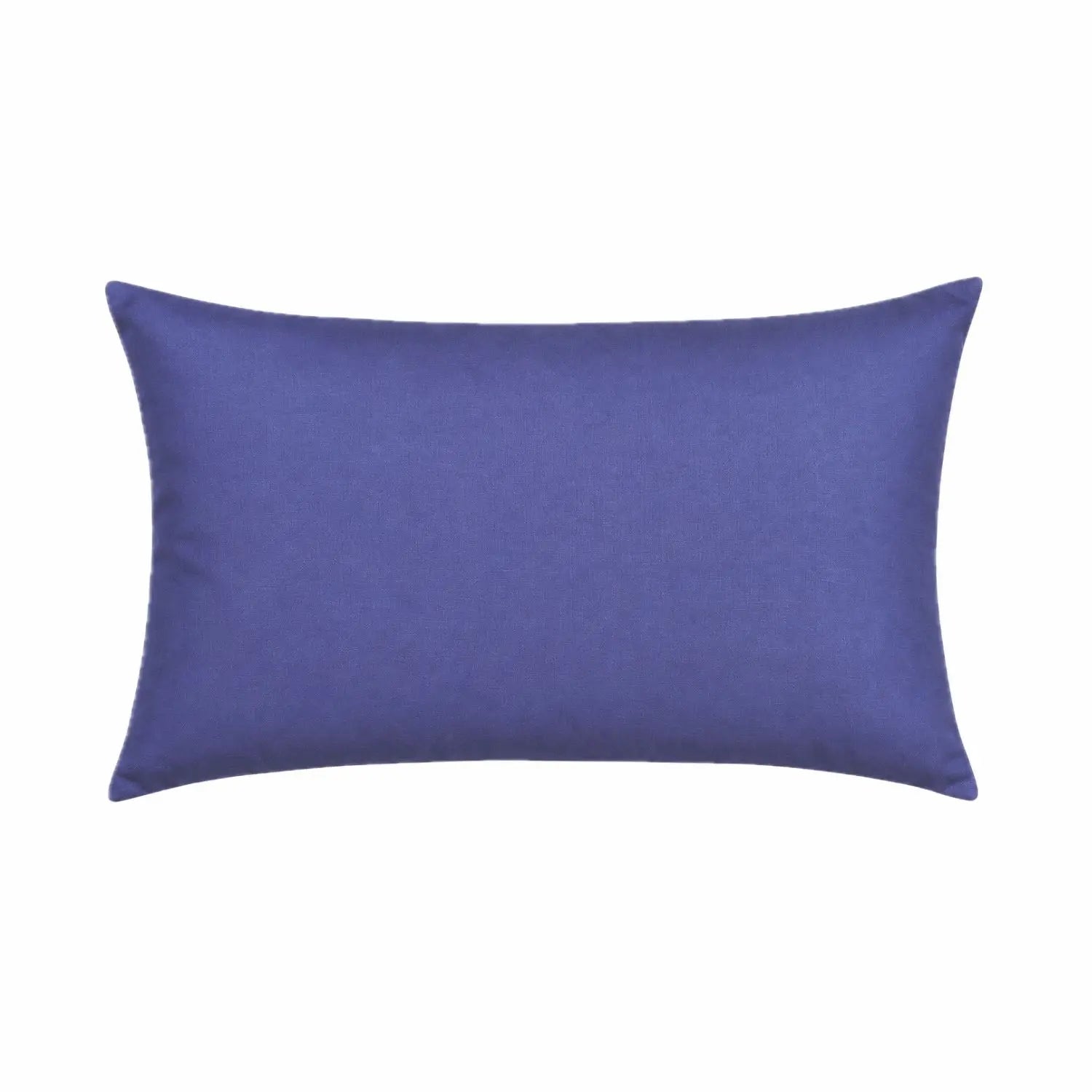 A rectangular cushion in purple colour, shown against a plain white background.